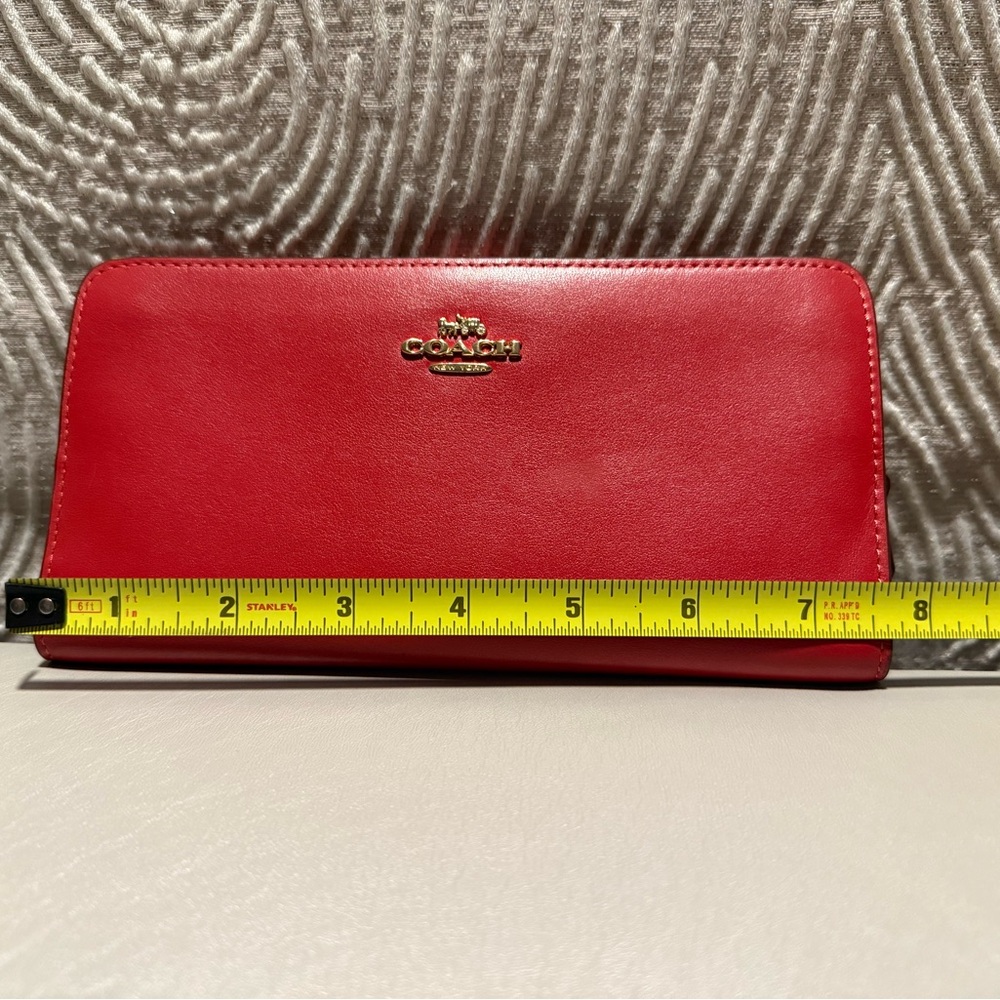 Coach Smooth Skinny Leather Wallet
